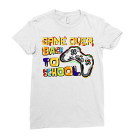 Game Over Back To School Ladies Fitted T-shirt | Artistshot