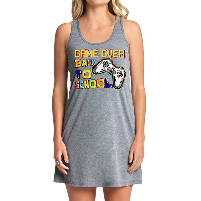 Game Over Back To School Tank Dress by CowGirlArtShop | Artistshot