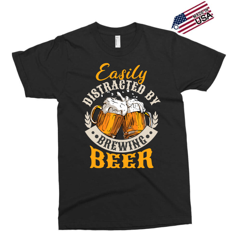 Easily Distracted By Brewing Beer Exclusive T-shirt | Artistshot