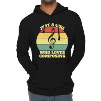 Womens Just A Girl Who Loves Composing Lightweight Hoodie | Artistshot