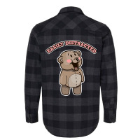 Easily Distracted By Mandolin Player Funny Cute Be Flannel Shirt | Artistshot