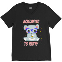 Funny Cute Koala Bear Zoo Animal Gift Australia Ko V-neck Tee | Artistshot