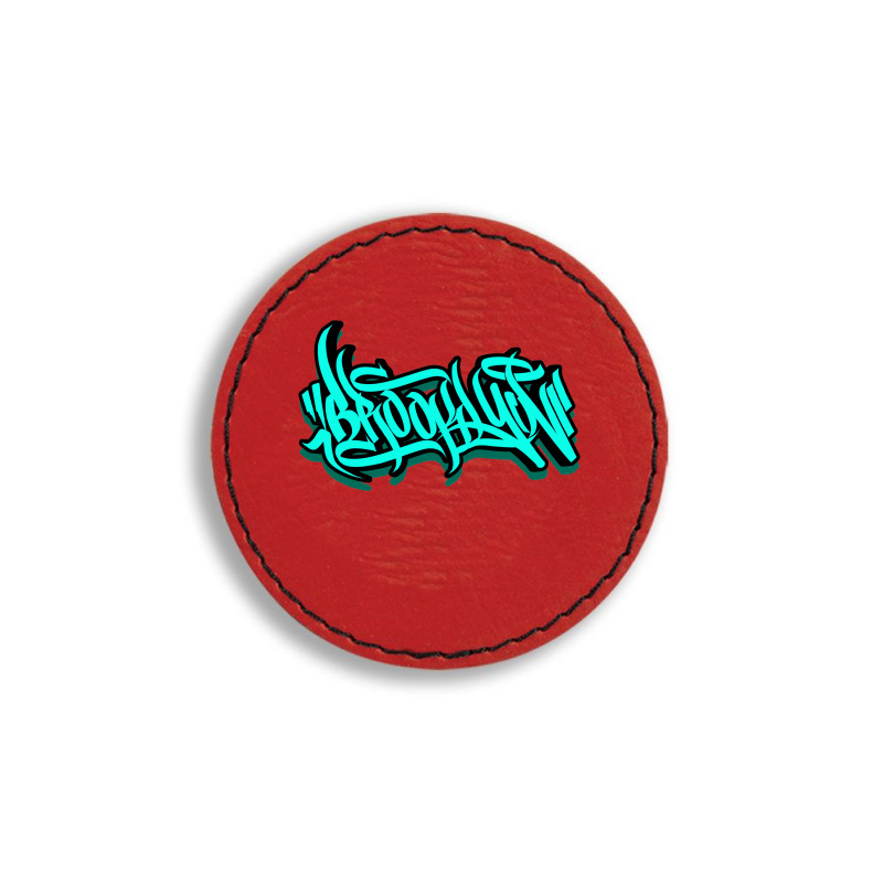 Brooklyn Round Leatherette Patch | Artistshot