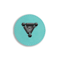 3d Freemasonry Illuminati Eye Of Providence Round Leatherette Patch | Artistshot