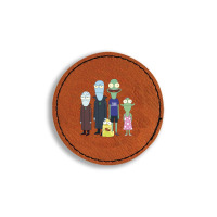 Solar Opposites Round Leatherette Patch | Artistshot