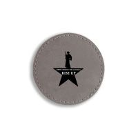 Here Comes The General Rise Up Round Leatherette Patch | Artistshot