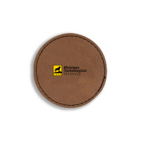 Michigan Technological University Round Leatherette Patch | Artistshot