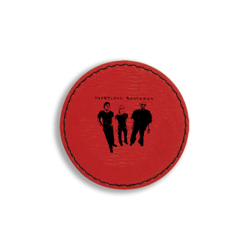 Hëärtlëṡṡ Bäṡtärdṡ Müṡïc Round Leatherette Patch | Artistshot