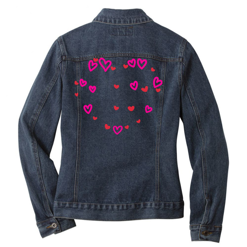 Happy Valentines Day T  Shirt Happy Valentine Ladies Denim Jacket by protectiveblackening | Artistshot