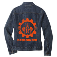 Funny Home Brewing Art Men Women Craft Beer Homebr Ladies Denim Jacket | Artistshot