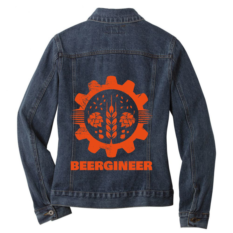 Funny Home Brewing Art Men Women Craft Beer Homebr Ladies Denim Jacket by TODDJARVIS | Artistshot