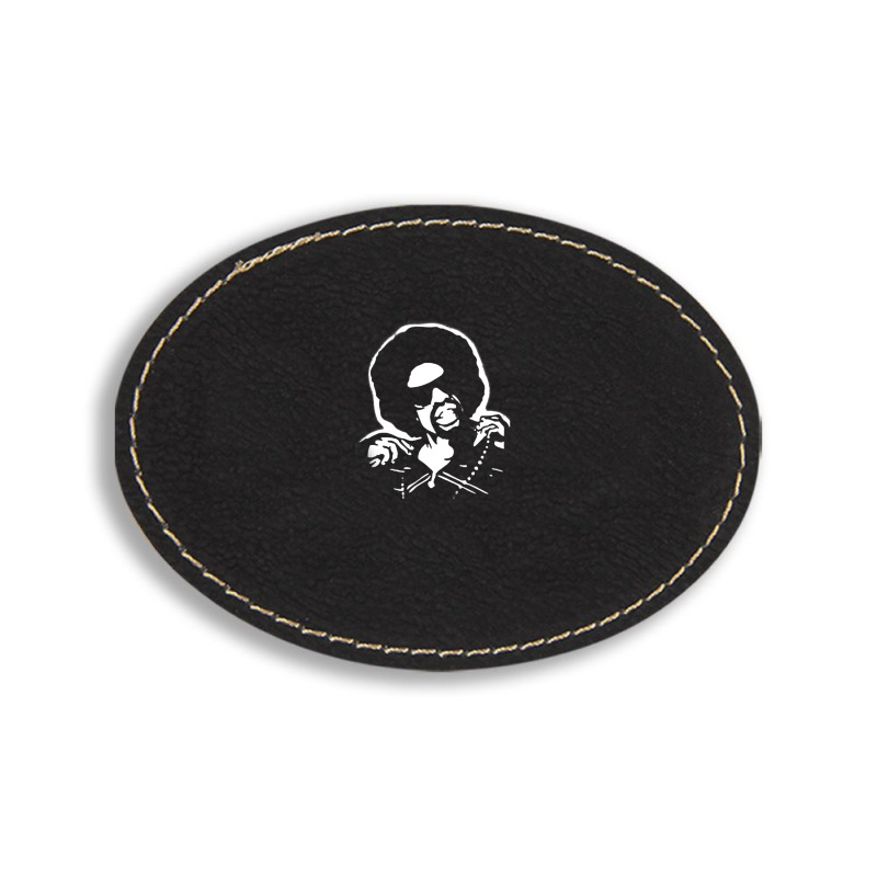 Mac Dre Airbrush Stencil Oval Leatherette Patch by nbobatiga | Artistshot