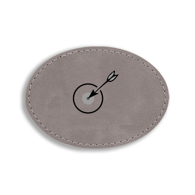 Archery Target Oval Leatherette Patch | Artistshot