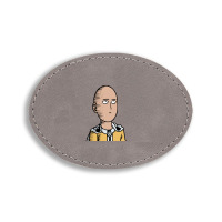 Saitama Art Oval Leatherette Patch | Artistshot