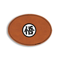 Goku Symbol Oval Leatherette Patch | Artistshot