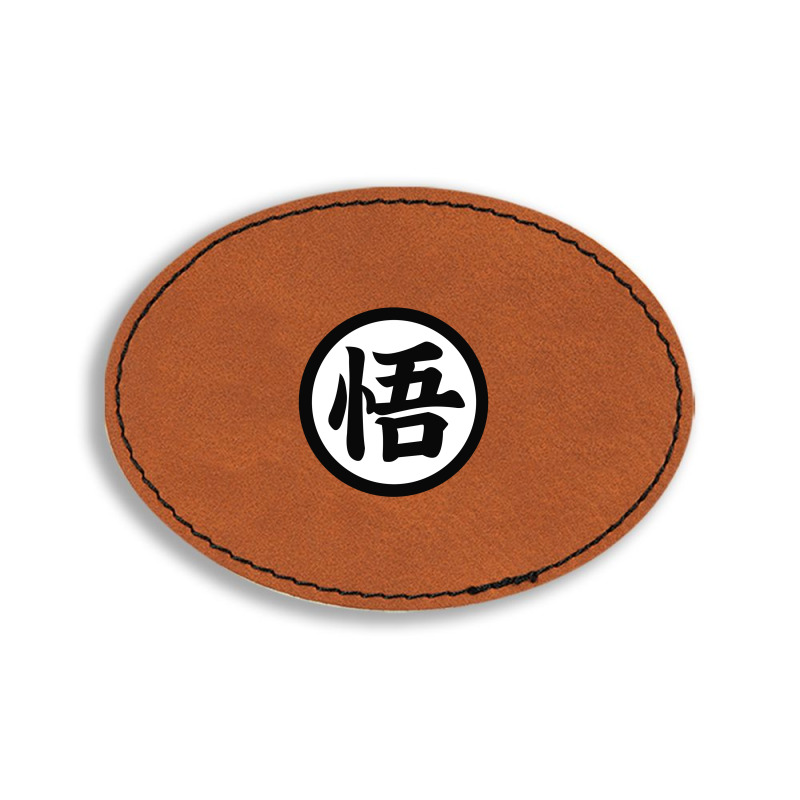 Goku Symbol Oval Leatherette Patch by Vanshop99 | Artistshot