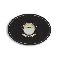 The Child Mandalorian Oval Leatherette Patch | Artistshot