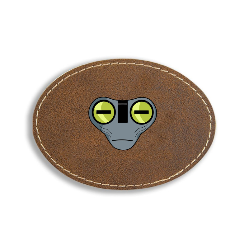 10 Ben Grey Matter Oval Leatherette Patch | Artistshot