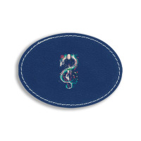 Spirited Graffiti Oval Leatherette Patch | Artistshot