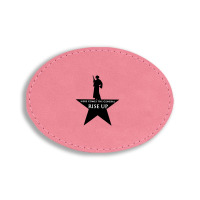 Here Comes The General Rise Up Oval Leatherette Patch | Artistshot