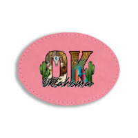 Oklahoma Oval Leatherette Patch | Artistshot