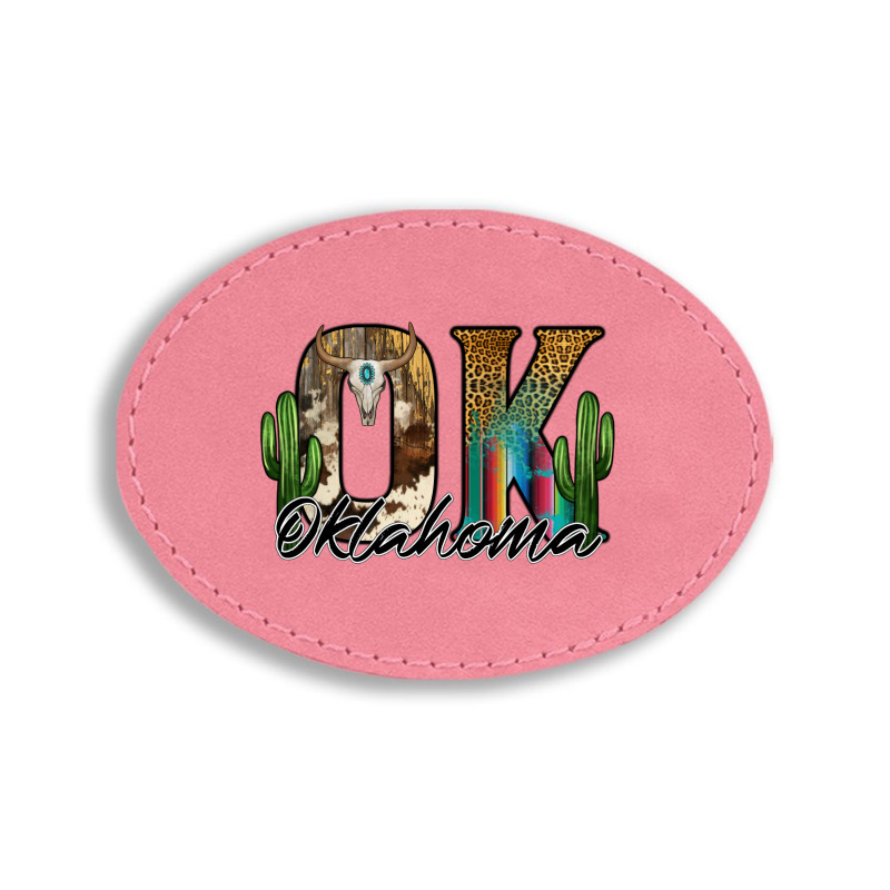 Oklahoma Oval Leatherette Patch | Artistshot