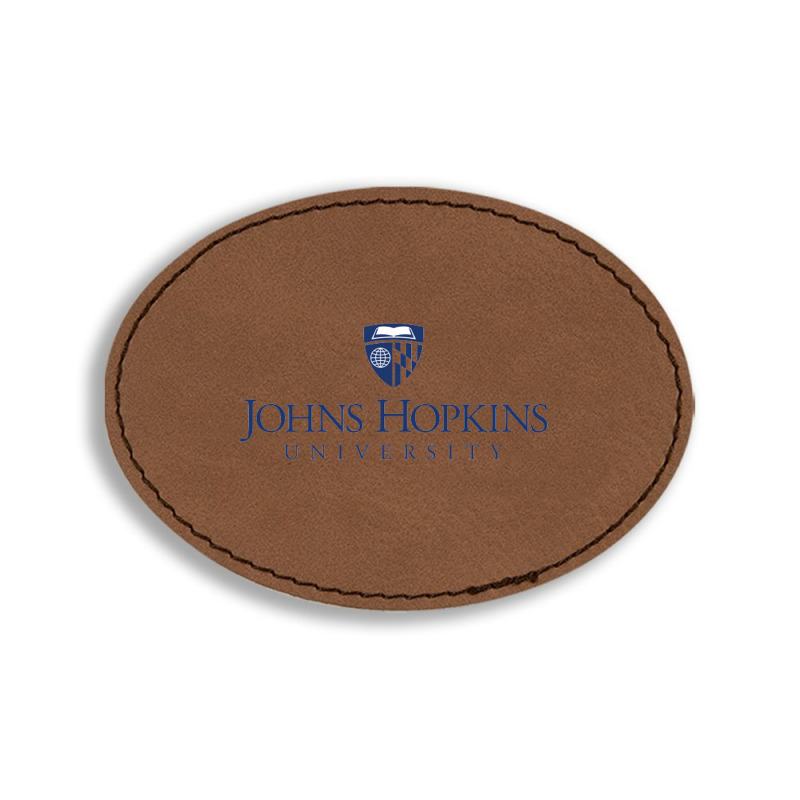 Johns Hopkins University Oval Leatherette Patch | Artistshot