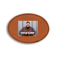 Jelly Roll Smile Oval Leatherette Patch | Artistshot