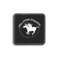 Neil Young Crazy Horse Square Leatherette Patch | Artistshot