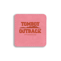 Tomboy Outback Steakhouse Square Leatherette Patch | Artistshot