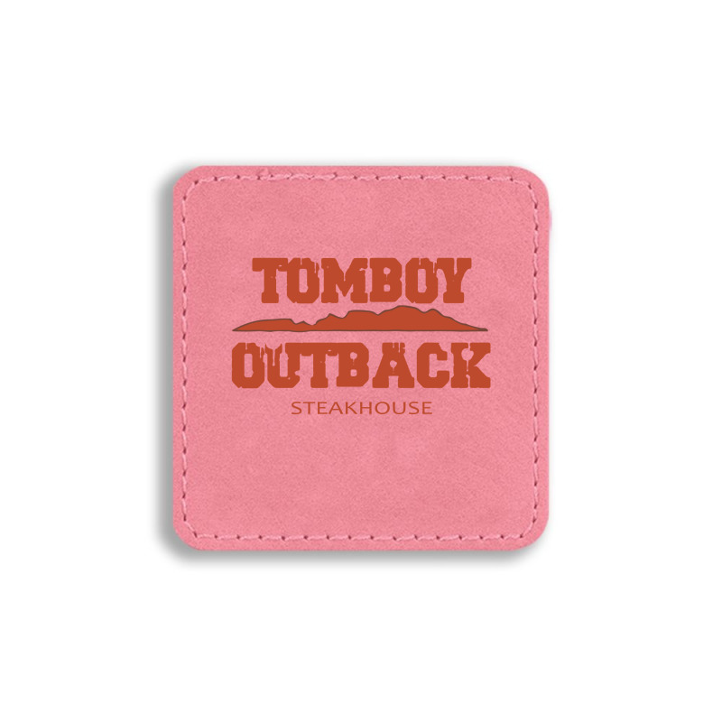 Tomboy Outback Steakhouse Square Leatherette Patch | Artistshot