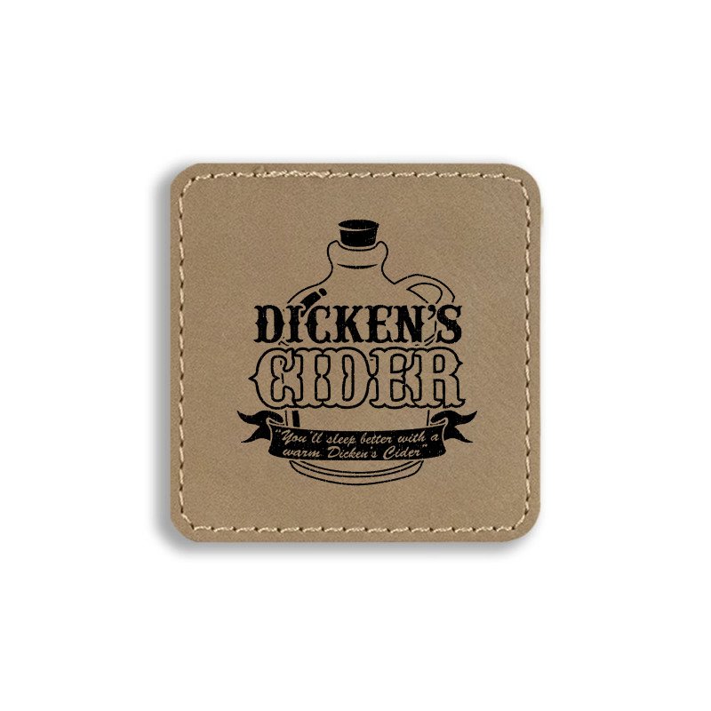 Dickens Cider Square Leatherette Patch | Artistshot