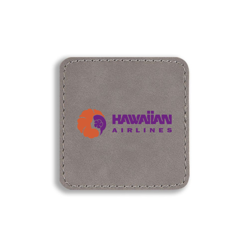 Hawaiian Airlines Square Leatherette Patch | Artistshot