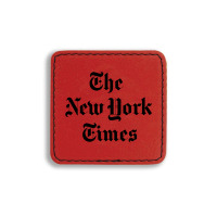 New York Times Square Leatherette Patch | Artistshot