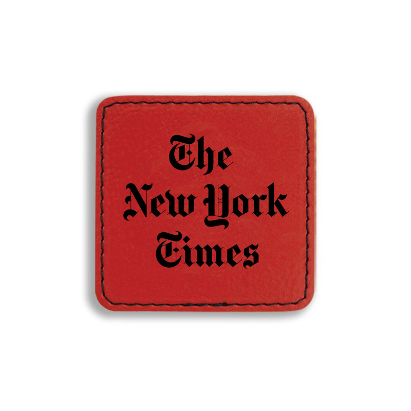 New York Times Square Leatherette Patch | Artistshot