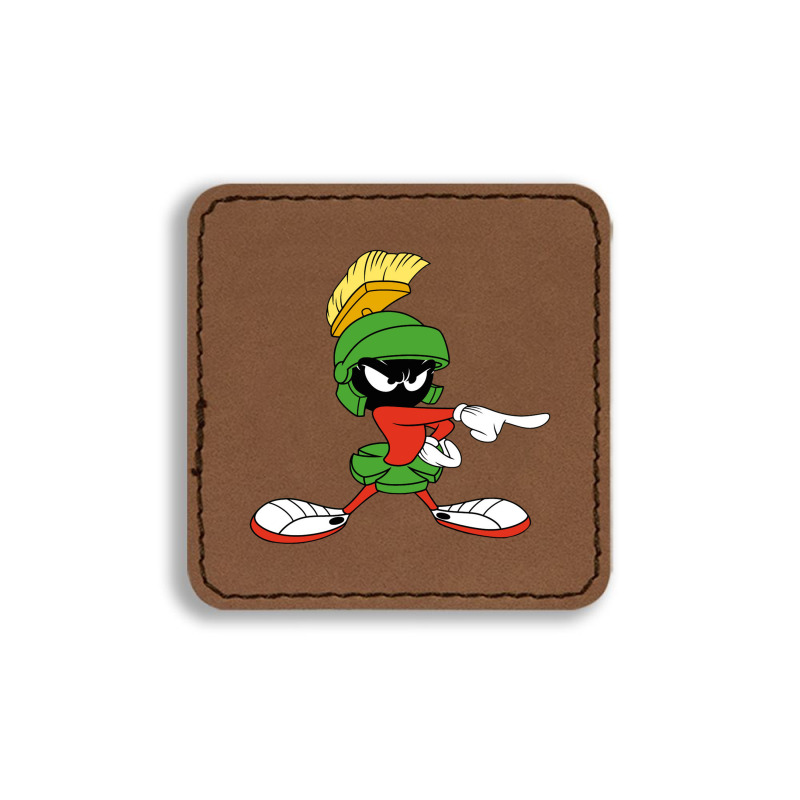 Marvin The Martian Square Leatherette Patch | Artistshot