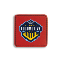 El Paso Locomotive Fc Square Leatherette Patch | Artistshot