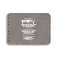 You Might Be A Mechanic If Rectangle  Leatherette Patch | Artistshot