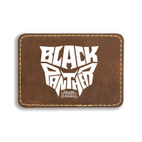 Black Panther Rectangle  Leatherette Patch | Artistshot