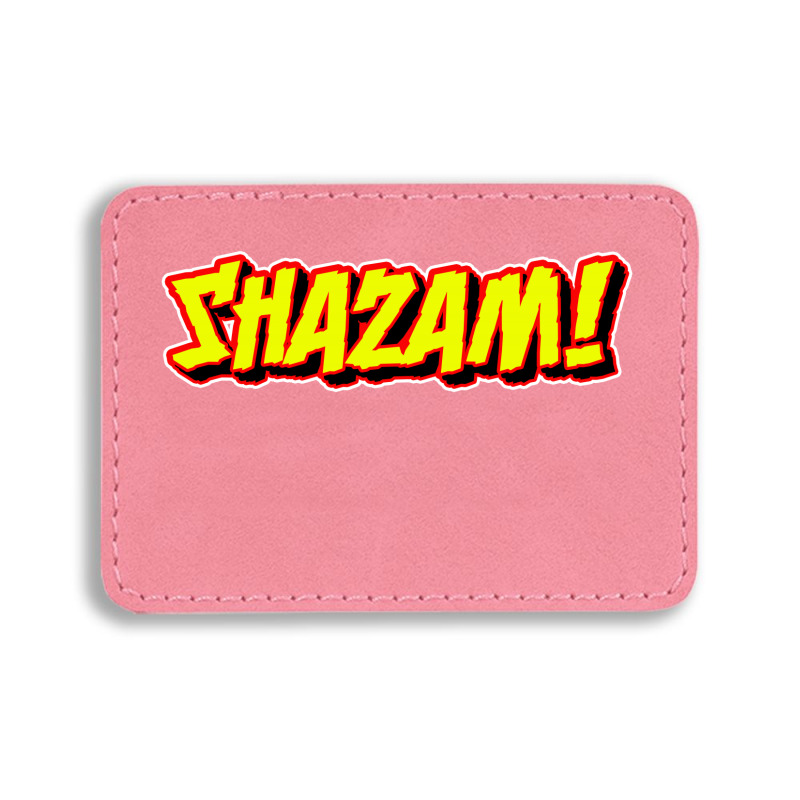 Shazam! Rectangle  Leatherette Patch | Artistshot