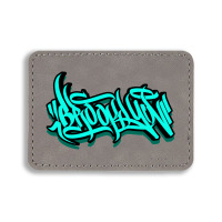 Brooklyn Rectangle  Leatherette Patch | Artistshot