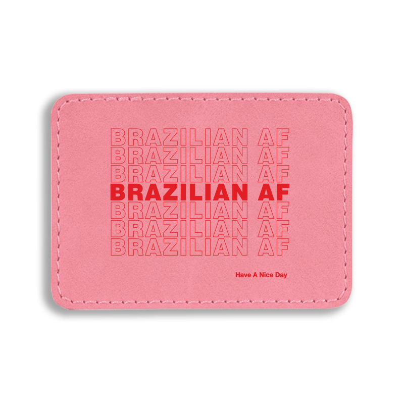 Brazilian Af Rectangle  Leatherette Patch | Artistshot