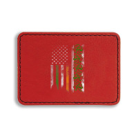 Irish American Ireland Flag Shamrock Rectangle  Leatherette Patch | Artistshot