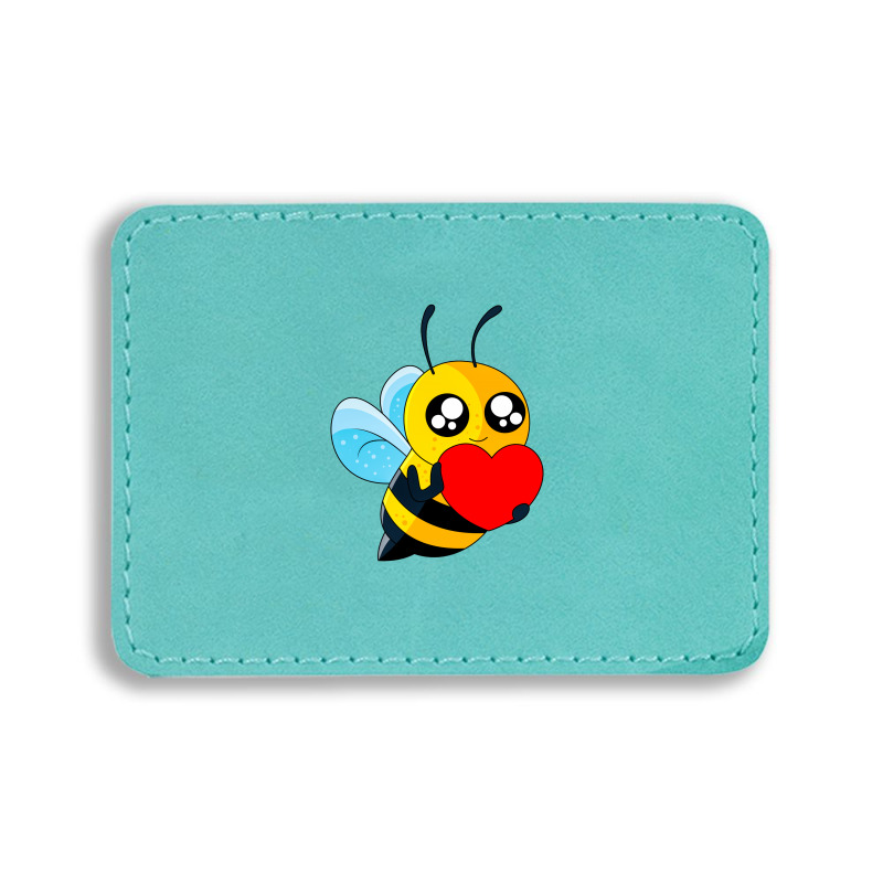 Honey Bee Rectangle  Leatherette Patch | Artistshot