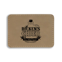 Dickens Cider Rectangle  Leatherette Patch | Artistshot