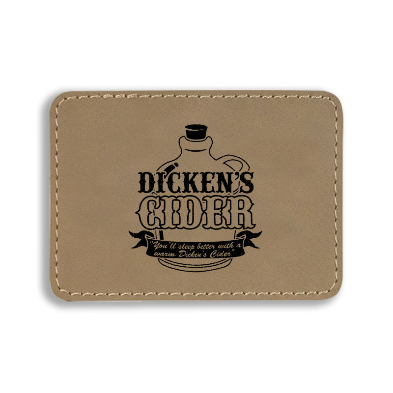 Dickens Cider Rectangle  Leatherette Patch | Artistshot