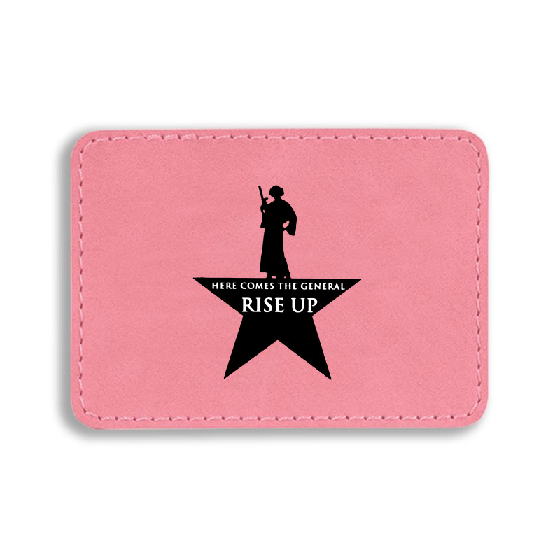 Here Comes The General Rise Up Rectangle  Leatherette Patch | Artistshot