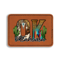 Oklahoma Rectangle  Leatherette Patch | Artistshot