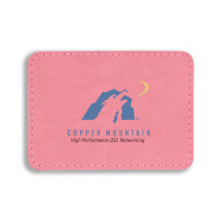 Copper Mountain Rectangle  Leatherette Patch | Artistshot