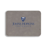 Johns Hopkins University Rectangle  Leatherette Patch | Artistshot